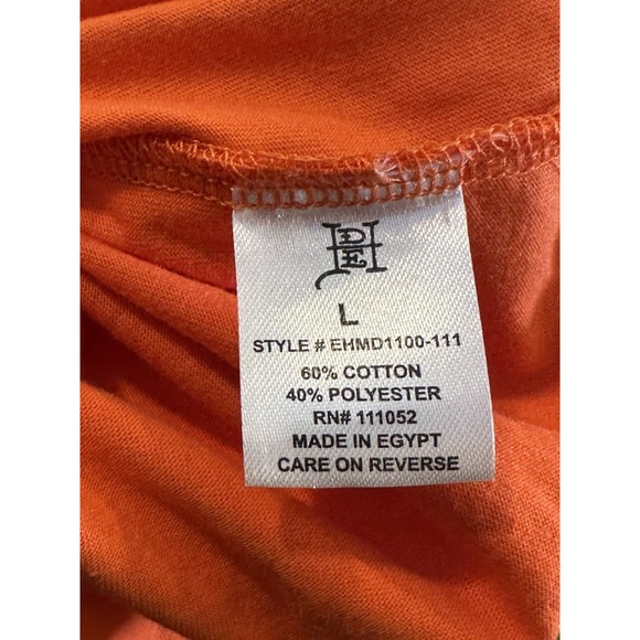 Ed Hardy Rose Cobra T-Shirt Large Tee Orange Blue Lettering NWT Graphic‎ Shirt - Picture 12 of 13